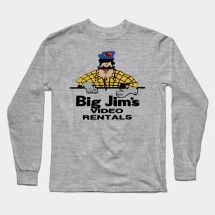 Big Jim's Video Rental - Limited Rental Store Collection T-Shirt Long Sleeve T-Shirt